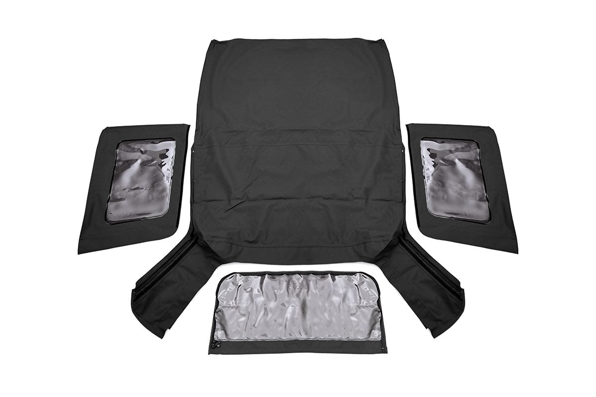 Rough Country RC85240.35 Soft Top | Replacement | Black | 2 Door | Jeep Wrangler JK 4WD (2007-2009)