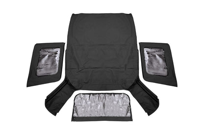 Rough Country RC85240.35 Soft Top | Replacement | Black | 2 Door | Jeep Wrangler JK 4WD (2007-2009)