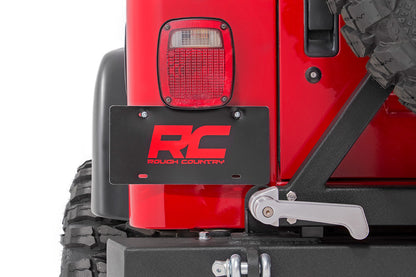Rough Country 10510 License Plate Adapter | Jeep Wrangler TJ (97-06)/Wrangler Unlimited (04-06)