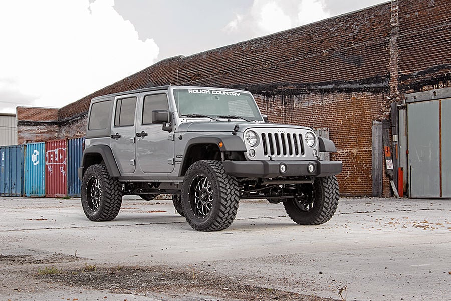 Rough Country 68170 4 Inch Lift Kit | V2 | Jeep Wrangler Unlimited 2WD/4WD (2007-2018)