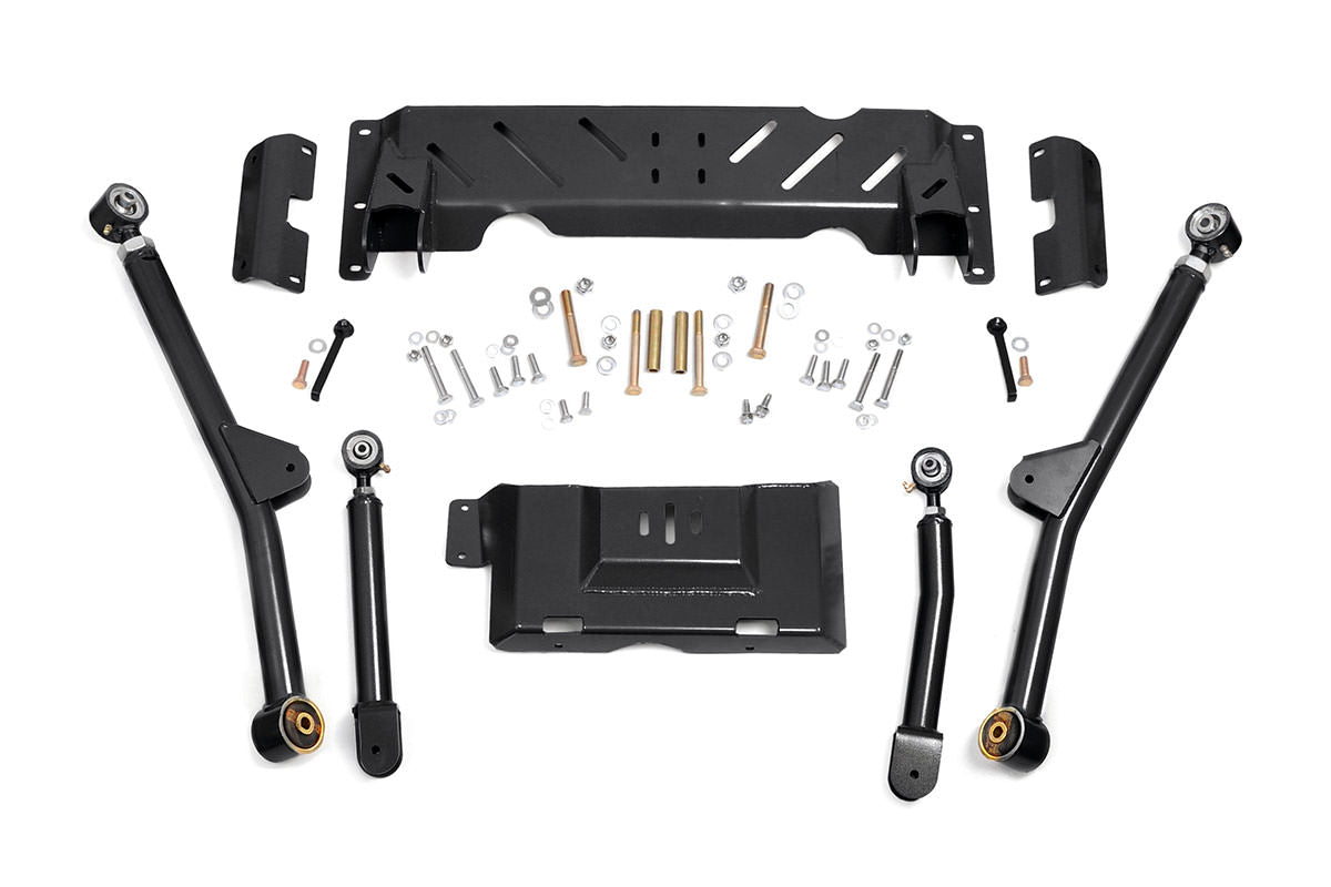 Rough Country 68900U Long Arm Upgrade Kit | 4-6 Inch Lift | Jeep Cherokee XJ (84-01)/Comanche MJ (86-92)