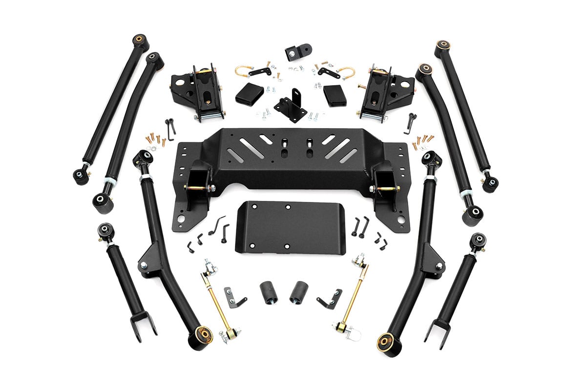 Rough Country 90200U Long Arm Upgrade Kit | 4 Inch Lift | Jeep Grand Cherokee ZJ 4WD (1993-1998)