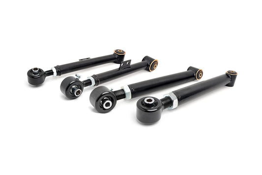 Rough Country 11910 X-Flex Control Arms | Rear | Upper & Lower | Jeep Wrangler TJ (97-06)/Wrangler Unlimited (04-06)