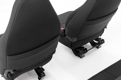 Rough Country 91000 Seat Covers | Front and Rear | Jeep Wrangler TJ 4WD (1997-2002)