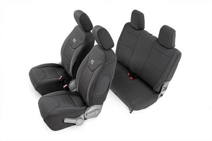 Rough Country 91005 Seat Covers | Front and Rear | Jeep Wrangler JK 4WD (2007-2010)