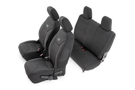 Rough Country 91006 Seat Covers | Front and Rear | Jeep Wrangler JK 4WD (2011-2012)