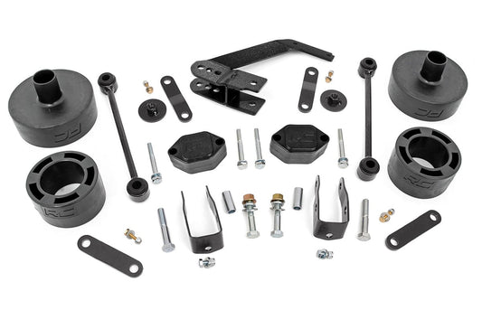 Rough Country 635 2.5 Inch Lift Kit | Spacers | Series II | Jeep Wrangler JK/Wrangler Unlimited (07-18)