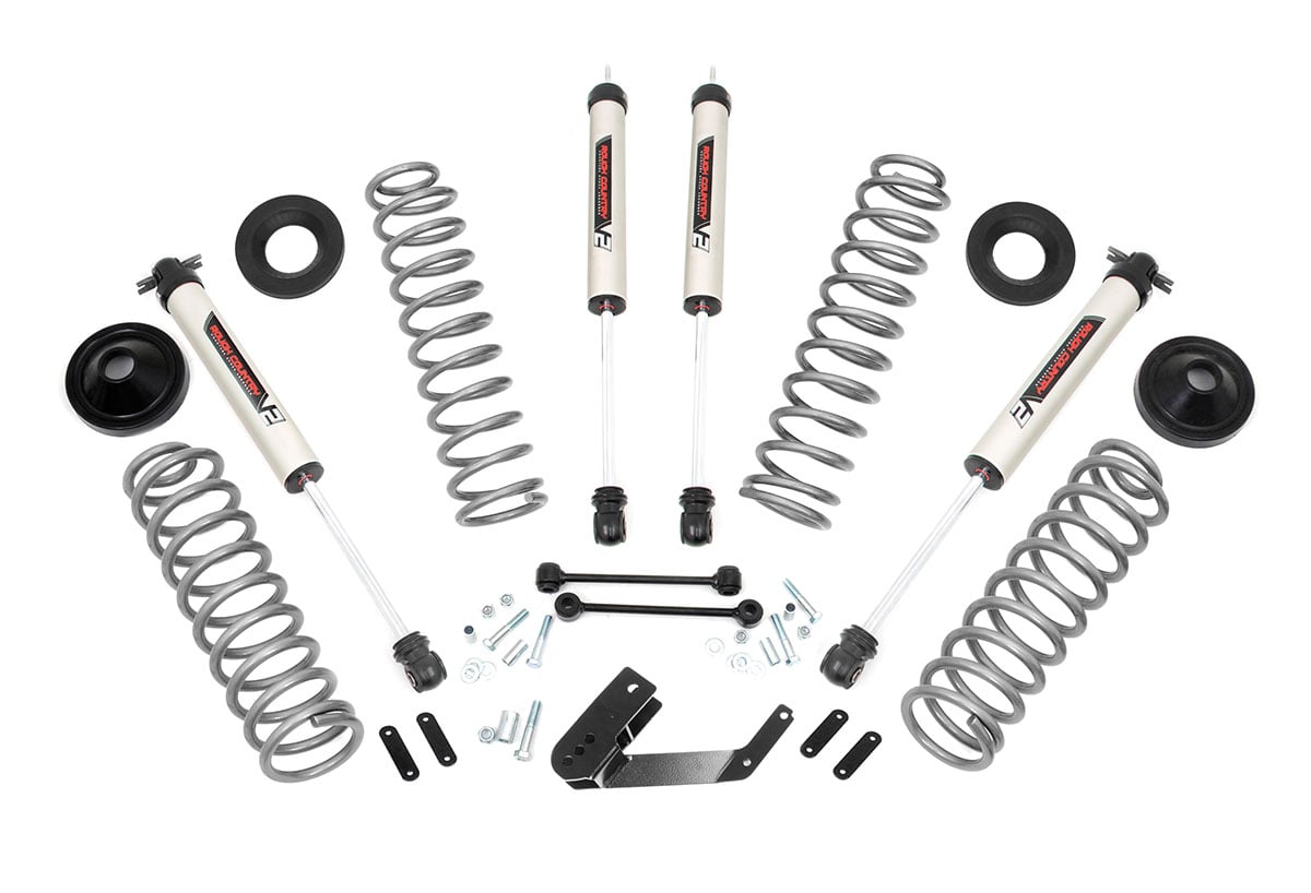 Rough Country 67670 3.25 Inch Lift Kit | V2 | Jeep Wrangler JK 4WD (2007-2018)