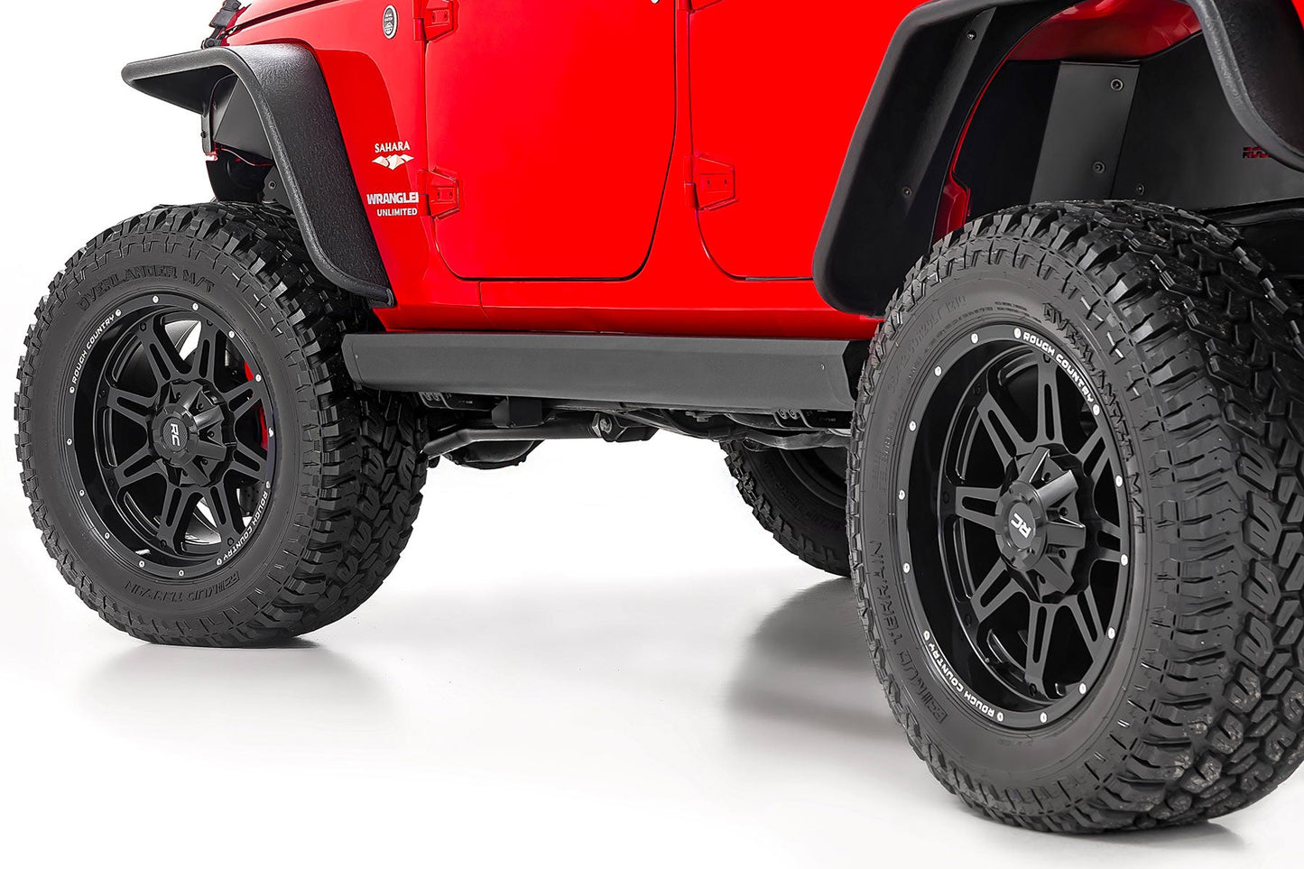 Rough Country PSR610330 Power Running Boards | Dual Electric Motor | 4 Door | Jeep Wrangler Unlimited (07-18)