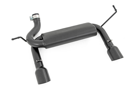 Rough Country 96002A Performance Exhaust | Dual Outlet | Jeep Wrangler JK/Wrangler Unlimited (07-18)
