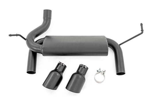 Rough Country 96002A Performance Exhaust | Dual Outlet | Jeep Wrangler JK/Wrangler Unlimited (07-18)