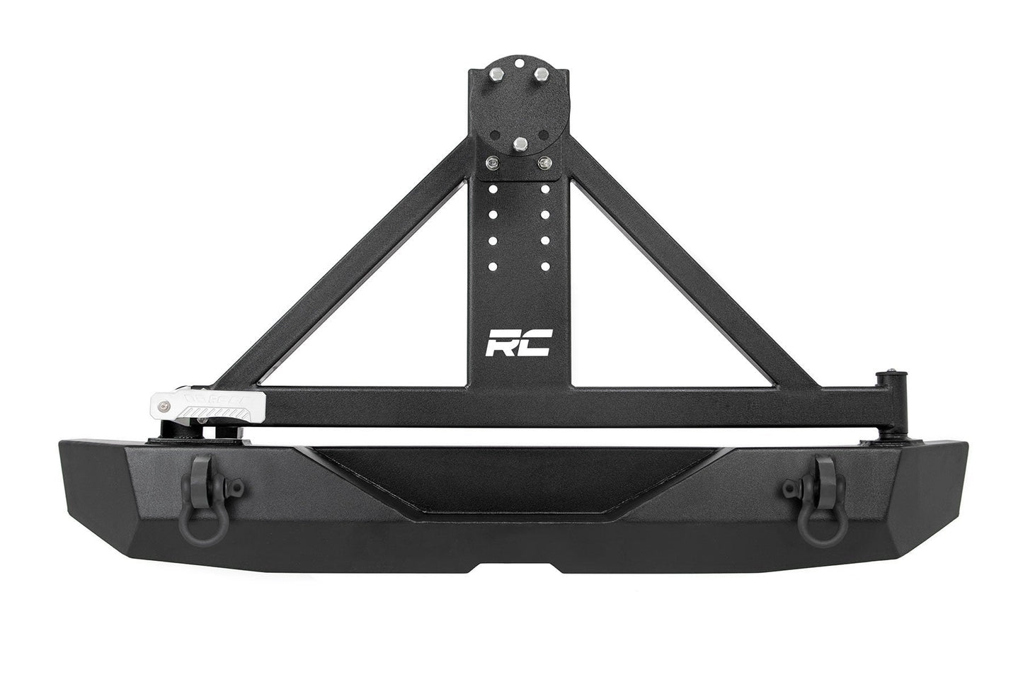 Rough Country 10594A Rear Bumper | Rock Crawler | Tire Carrier | Jeep Wrangler JK/Wrangler Unlimited (07-18)
