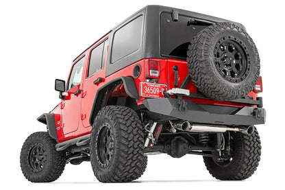 Rough Country 10594A Rear Bumper | Rock Crawler | Tire Carrier | Jeep Wrangler JK/Wrangler Unlimited (07-18)