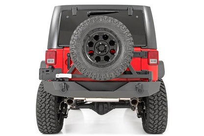Rough Country 10594A Rear Bumper | Rock Crawler | Tire Carrier | Jeep Wrangler JK/Wrangler Unlimited (07-18)