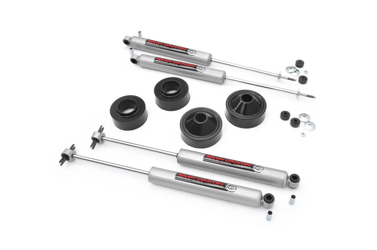 Rough Country 65130 1.75 Inch Lift Kit | N3 | Jeep Wrangler JK/Wrangler Unlimited  (2007-2018)
