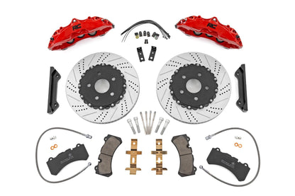 Rough Country 95100 Performance Brake System | Front | Jeep Wrangler JK/Wrangler Unlimited  (07-18)