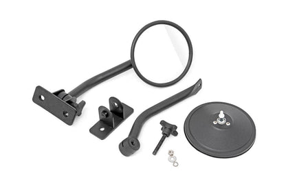 Rough Country 10519A Round Trail Mirror | Jeep Wrangler JK/Wrangler Unlimited  (2007-2018)