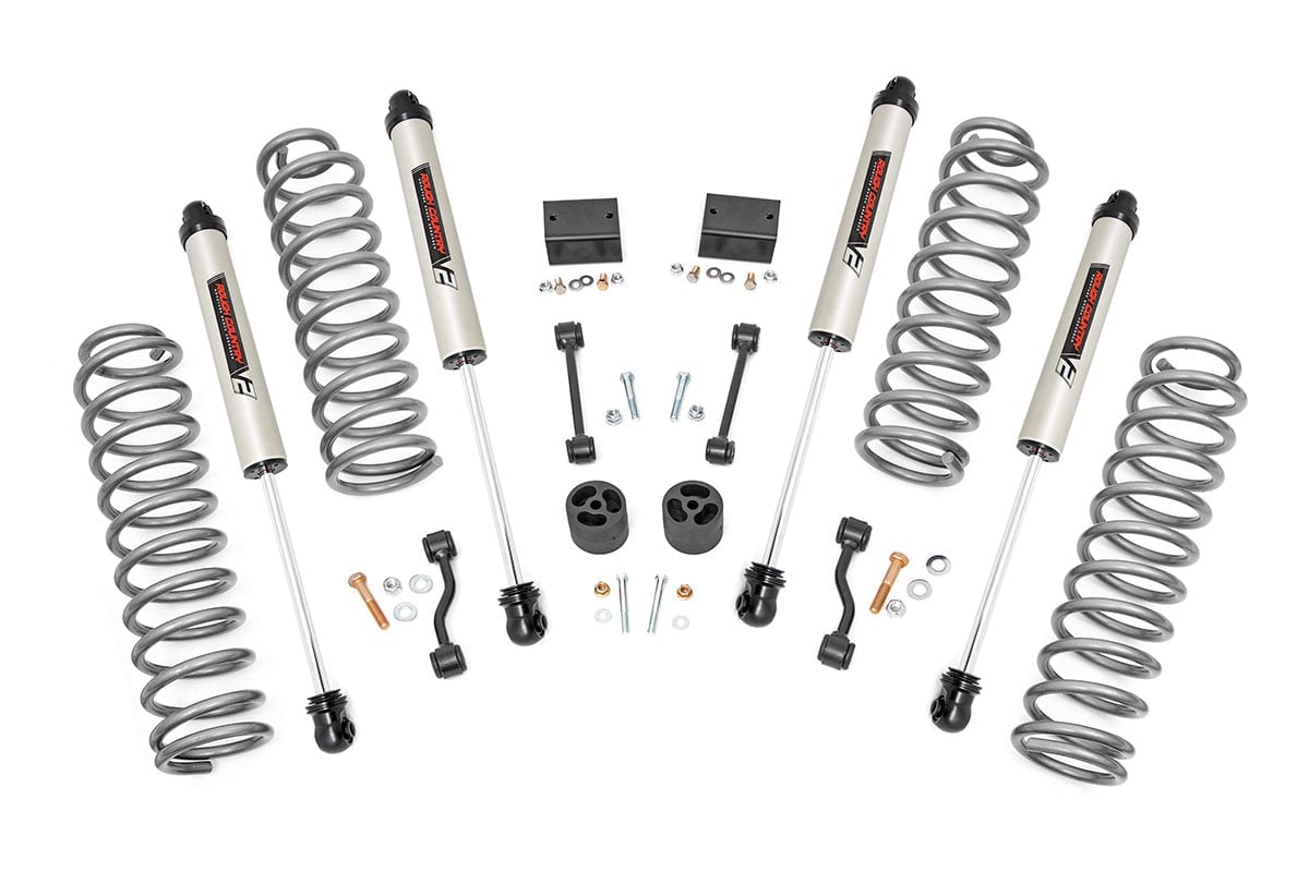 Rough Country 79770 2.5 Inch Lift Kit | Coils | V2 | Jeep Wrangler Unlimited 4WD (2024-2025)
