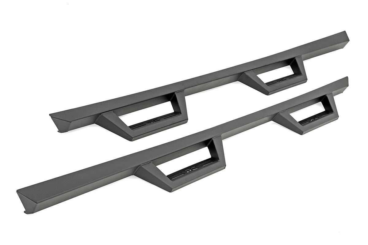 Rough Country 90769A Contoured Drop Steps | 4 Door | Jeep Wrangler JL (21-25)/Wrangler Unlimited (18-25)