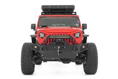 Rough Country 10585 Front Winch Bumper | Jeep Gladiator JT/Wrangler JK & JL/Wrangler Unlimited