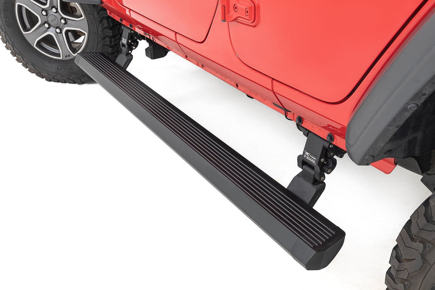 Rough Country PSR610430 Power Running Boards | Dual Electric Motor | 4 Door | Jeep Wrangler JL (18-24)