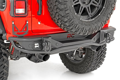 Rough Country 10648 Rear Bumper | Tubular | Jeep Wrangler JL (18-25)/Wrangler Unlimited (18-25)