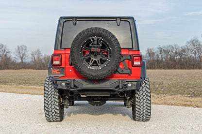 Rough Country 10648 Rear Bumper | Tubular | Jeep Wrangler JL (18-25)/Wrangler Unlimited (18-25)