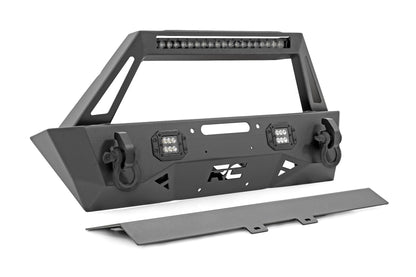Rough Country 10597A Front Bumper | Stubby | Trail | Jeep Gladiator JT/Wrangler JK & JL/Wrangler Unlimited