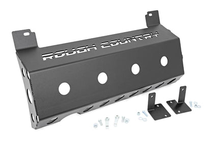 Rough Country 10599 Skid Plate | Muffler | Jeep Wrangler JL/Wrangler Unlimited 4WD (2018-2025)
