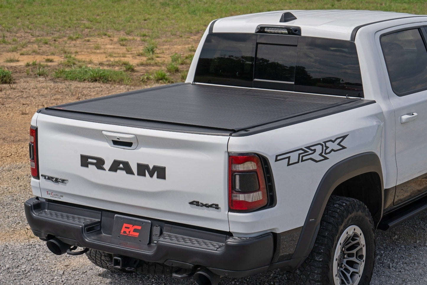 Rough Country 50320550 Hard Roll Up Bed Cover | 5'7" Bed | Ram 1500 (19-26)/1500 TRX (21-24)