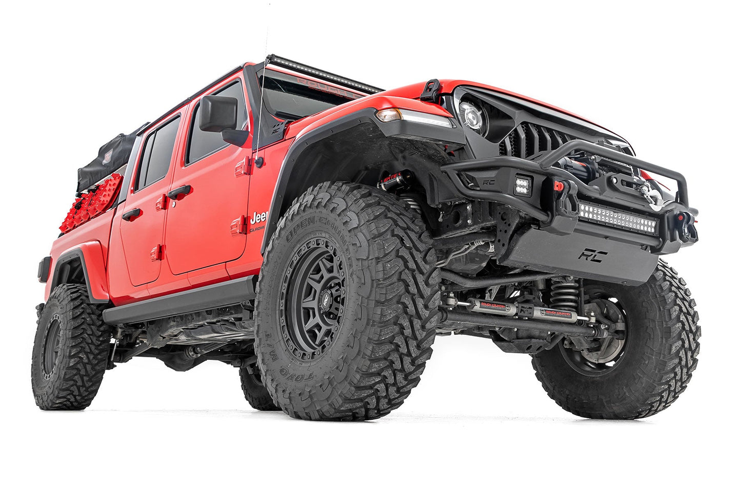 Rough Country PSR610530 Power Running Boards | Dual Electric Motor | Jeep Gladiator JT 4WD (20-25)