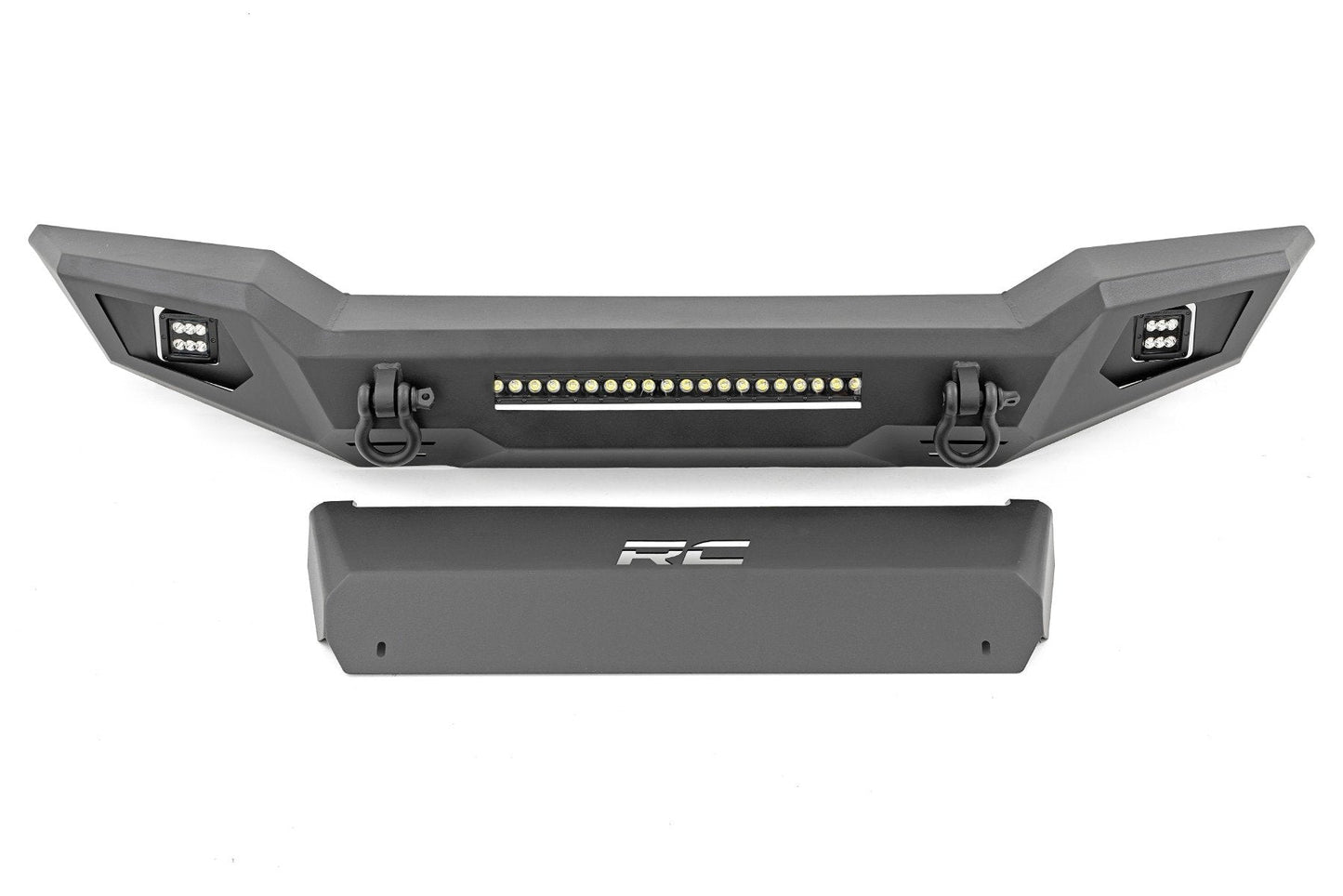 Rough Country 10635 Front Bumper | Skid Plate | Jeep Gladiator JT/Wrangler JK & JL/Wrangler Unlimited 4WD