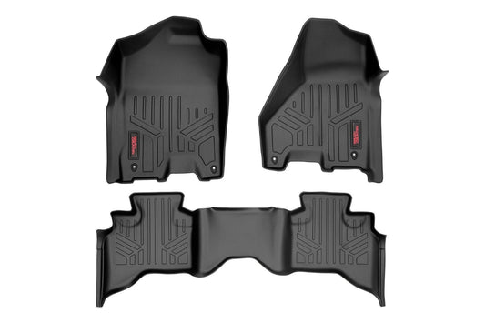Rough Country M-31212 Floor Mats | FR & RR | Quad Cab | Ram 1500 2WD/4WD (2012-2018 & Classic)