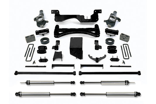 Fabtech 6" PERF SYS W/DLSS SHKS 01-10 GM C/K2500HD, C/K3500 NON DUALLY