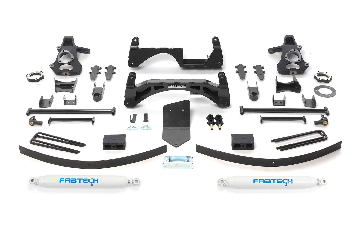 Fabtech 6" BASIC SYS W/PERF SHKS 07-13 GM K1500 P/U W/O AUTORIDE 4WD
