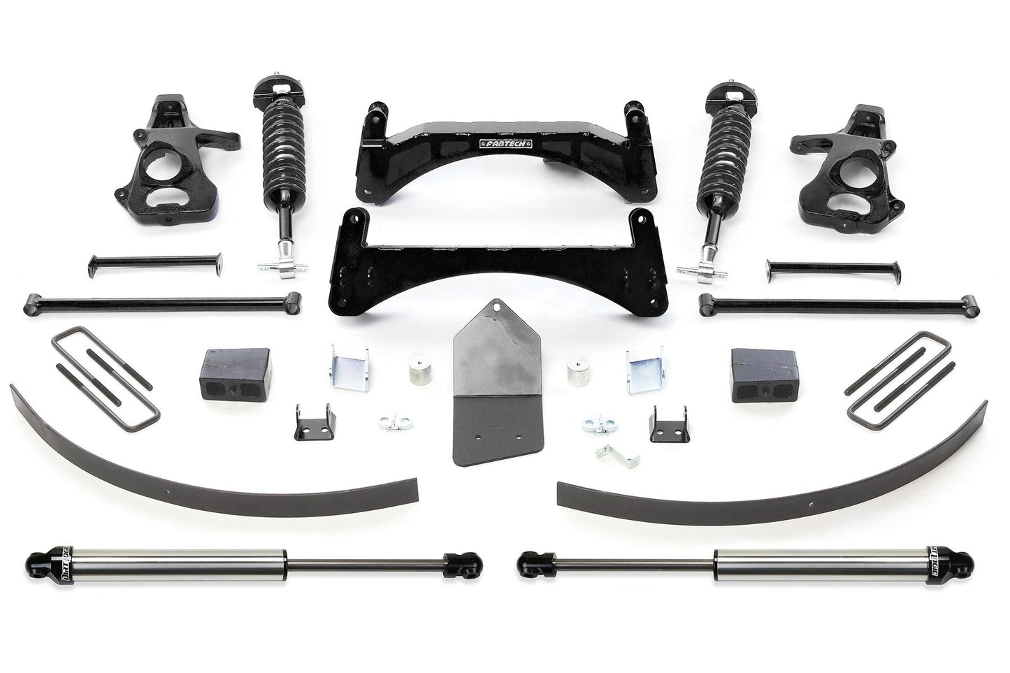 Fabtech 6" PERF SYS W/DLSS 2.5C/Os & RR DLSS 07-13 GM C1500 P/U W/O AUTORIDE 2WD
