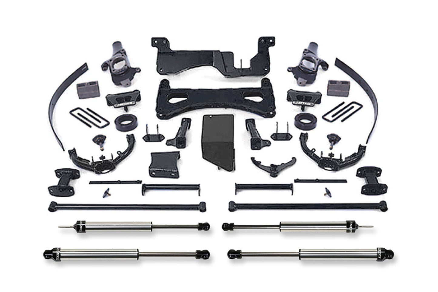 Fabtech 8" PERF SYS W/DLSS SHKS 07-08 GM C/K2500HD,C/K3500 NON DUALLY
