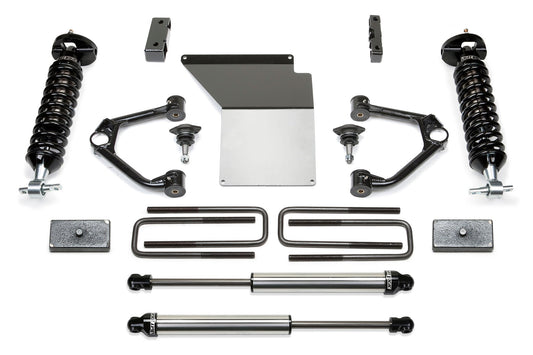 Fabtech 3" BUDGET SYS W/ DL 2.5 & 2. 07-18 GM C/K1500 P/U W/ OE FORG STL UCA