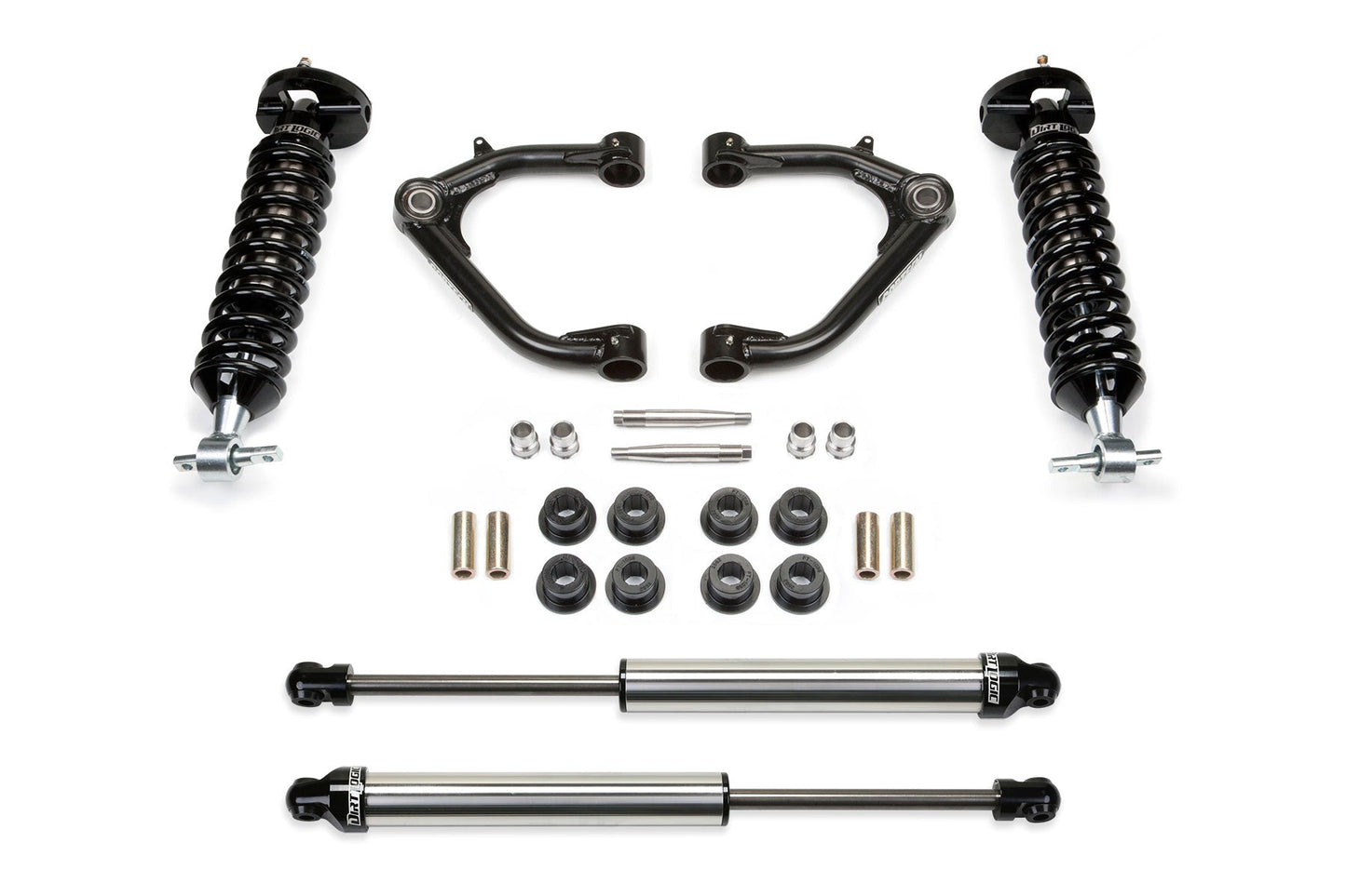 Fabtech 2" UCA KIT W/ DL 2.5 & 2.25 07-13 GM C/K1500 P/U & 14-18 C/K1500 P/U W/ OE FORG