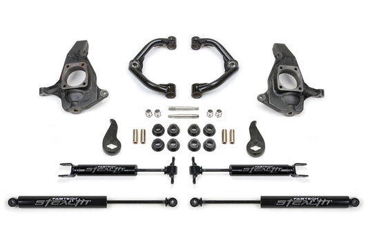 Fabtech 3.5 in. ULTIMATE SYS W/UNIBALL UC & STEALTH 2011-19 GM C/K2500HD /3500HD