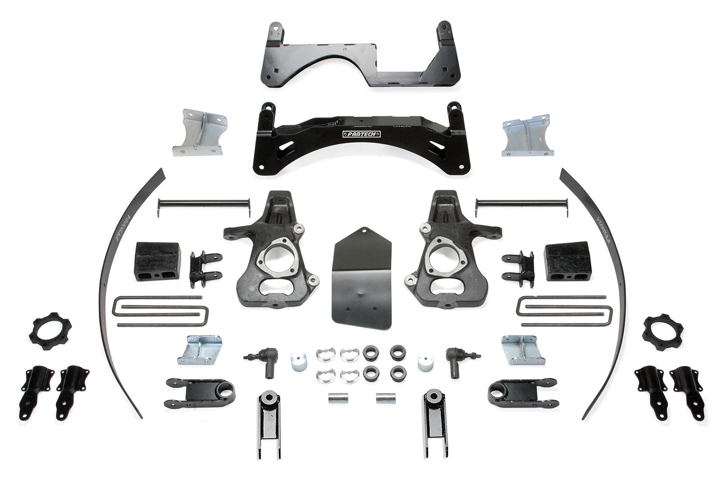 Fabtech 6" BASIC SYS W/ MAGNERIDE 14-18 GM K1500 P/U DENALI W/ OE ALM OR STMP STL UCA