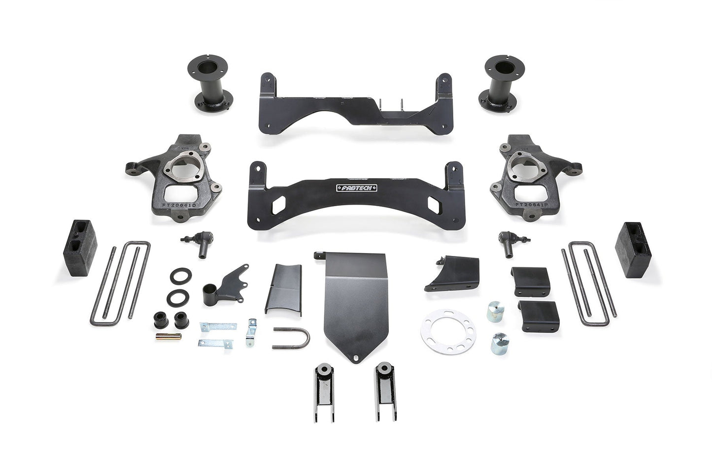 Fabtech 6" BASIC SYS G2 W/MAGNERIDE 14-18 GM K1500 P/U DENALI W/ OE ALM OR STMP STL UCA