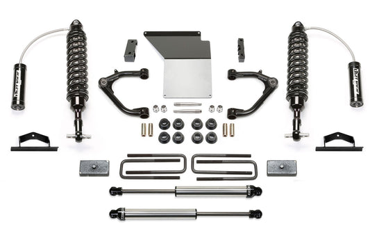 Fabtech 3" UNIBALL UCA SYS W/ DL 2.5 2.25 14-18 GM C/K1500 P/U W/ OE ALM OR STMP STL UCA