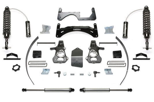 Fabtech 6" BASIC SYS W/ DL 2.5 & 2.25 14-18 GM C/K1500 P/U W/ OE FORG STL UCA