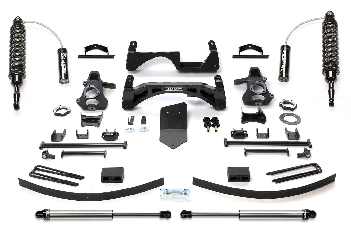 Fabtech 6" PERF SYS W/DLSS 2.5 C/O RESI & RR DLSS 07-13 GM K1500 P/U W/O AUTORIDE 4WD