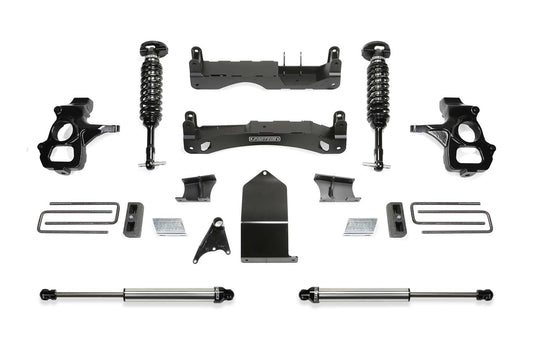 Fabtech 4" PERF SYS W/ DL 2.5 & 2.25 14-18 GM C/K1500 P/U W/ OE FORG STL UCA
