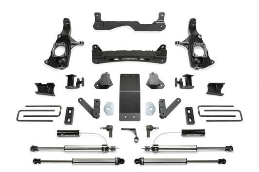 Fabtech 4" BASIC SYS W/DLSS RESI SHKS 2011-19 GM 2500HD 2WD/4WD