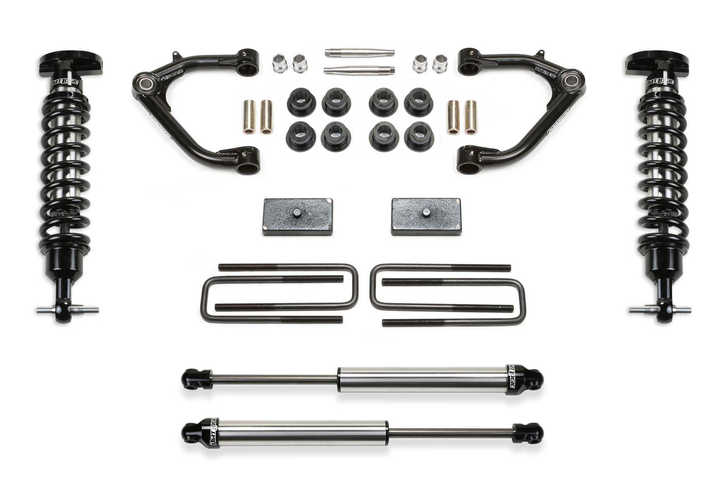 Fabtech 3" UNIBALL UCA SYS W/ DL 2.5 & 2.25 2019-22 GM C/K1500 P/U