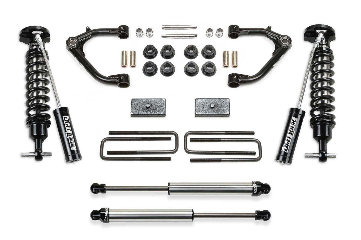Fabtech 3" UNIBALL UCA SYS W/ DL 2.5 RESI& 2.25 19-22 GM C/K1500P/U