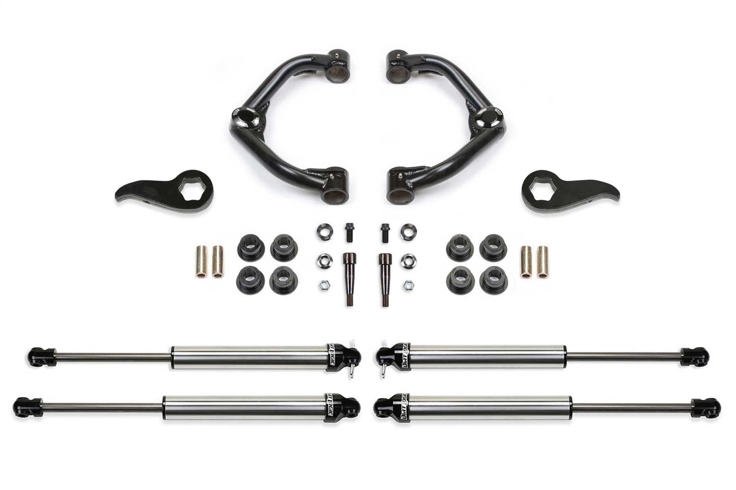 Fabtech K1155DL Uniball UCA Lift System w/Shocks